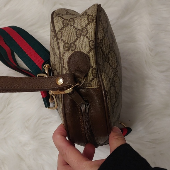 Authentic Vintage Gucci GG Monogram Web Ophidia Clutch Fanny Bum Waist Belt Bag - Picture 6 of 11